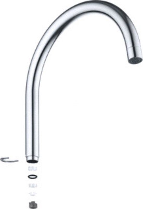GROHE Uitloop Sanitairkranen 13372000 - RVS - 1 handvat