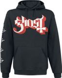 Ghost Papa Ring Heren Trui met capuchon - Zwart - L