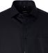 VENTI CASA MODA comfort fit overhemd - twill - zwart - Strijkvrij - Boordmaat: 40