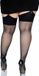 Leg Avenue Spandex Fishnet Stockings XL/XXL Zwart