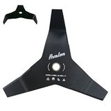 Avalon - Universele schijf met 3 tanden voor grastrimmer, lemmet voor het snijden voornamelijk doornen, staal 3 mm (300 x 4 mm)