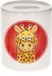Bellatio Decorations Shoppartners Bv Vrolijke giraffe dieren spaarpot 9 cm - keramiek
