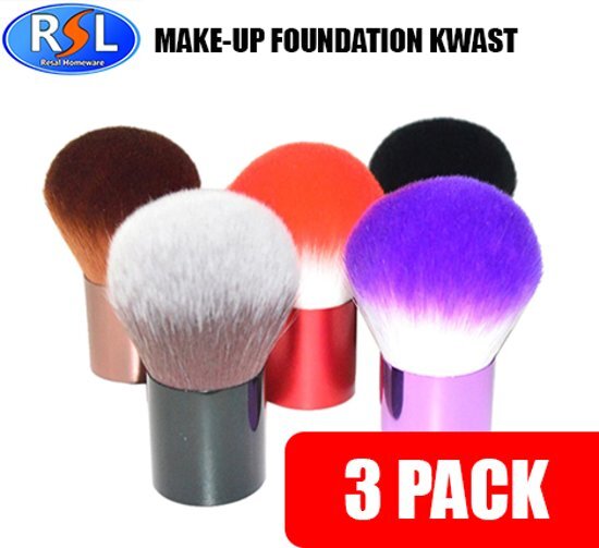 RSL Homeware Resal Professioneel Make Up Borstel - 3 Kleuren