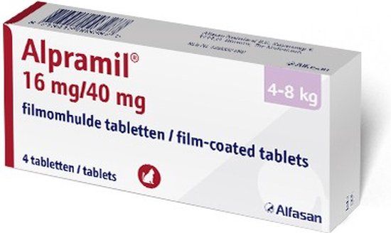 Alfasan Alpramil Ontworming Grote Kat 4 tabletten