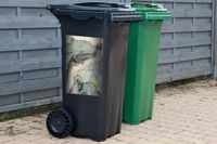 StickerSnake Container sticker Goud - Marmer - Groen - luxe - Glitter - Marmerlook - 40x60 cm - Kliko sticker