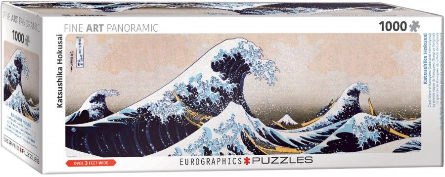 Eurographics Great Wave of Kanagawa Panorama Puzzel (1000 stukjes) - 0628136654876