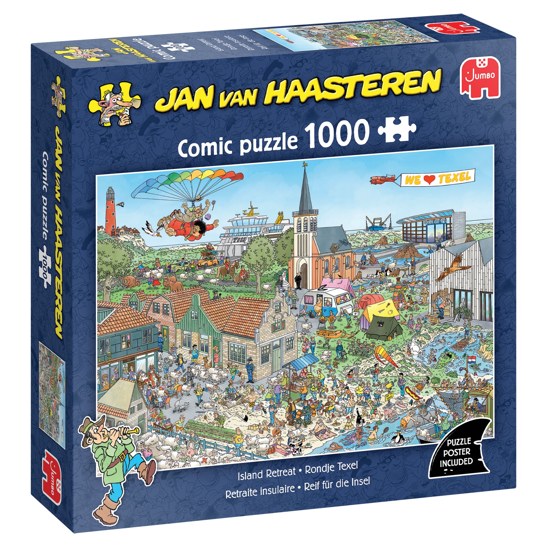 Jumbo Jan van Haasteren Rondje Texel Legpuzzel 1000 Stukjes