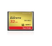 SanDisk Extreme CompactFlash Card - 32GB - 120MB/s