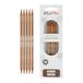 KnitPro Ginger Cubics breinaalden met dubbele punten, 15 cm (6") - 6,50 mm US 10.5