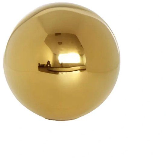 Buitengewoon de boet Deco Heksenbol Goud Glans Roestvrij Staal 15 cm