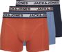 Jack & Jones Boxershorts Trunks JACMARCO Oranje/Blauw 3-Pack - Maat L