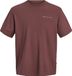 Jack & Jones T-shirt Jprblaowen Ss Branding Tee Sn 12292397 Bitter Chocolate Mannen Maat - L