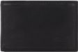 camel active Leren Portemonnee Wood Horizontal Wallet Black Zwart
