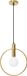 TooLight Gouden hanglamp - modern industrieel design - Ø 25 cm - E27 fitting