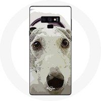 Maniacase Hoesje voor Samsung Galaxy Note 9 Hondenras Greyhound