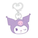 Sakami Merchandise Sanrio Porte-clés Peluche Kuromi Porte-clés