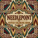 Needlepoint Stitch Coloring Book: 40 Counted Canvas Patterns to Color, from Greek Key and Stepped Fret to Brick, Lozenge and Picket Bands