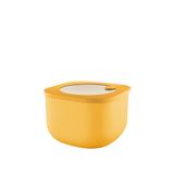 Guzzini - Kitchen Active Design, STORE&MORE BIO, Grote Hermetic Container voor Koelkast/diepvries/Magnetron (M) - Mangogeel, 16 x16 x h10,7 cm | 1550cc