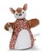 61855 Nijntje 61855 Knuffeldoek, handpop, reekalf, 2-in-1, 26 x 25 cm, bruin, baby's en peuters