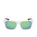 Adidas Sport Adidas SP0102 21Q zonnebril voor heren, mat wit, 57/16/130