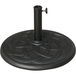 Base pour parasol en résine 19kg avec décorations et coupleur, antirouille, Φ54.5cm, bronze