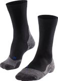 FALKE TK2 Cool Wandelsokken anti blaren, medium padding functioneel garen sportsokken dames zwart - Maat 43-44
