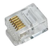 LogiLink RJ12 kabel-connector Transparant