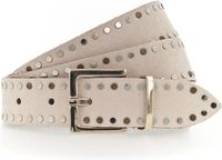 Tamaris Riem Leather Belt W95 Dark Vanilla Beige