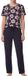 Ammann Dames pyjama Mix & Match Korte mouw Gebloemd night sky S