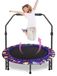 Trampoline pour enfants 91,5 cm avec poignée, rembourrée, jusqu'à 60 kg, violet