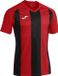 Joma Pisa II Shirt Korte Mouw - Rood / Zwart