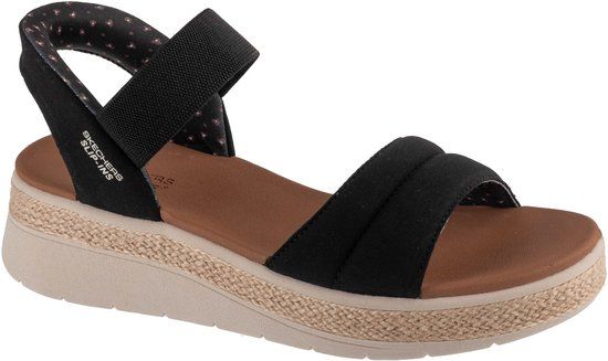 Skechers Slip-Ins: BOBS Sun Ray Women's Sandals - Black - Size 38