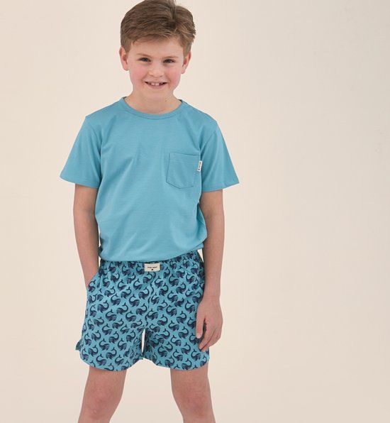 Little Label pyjama jongens - walvis groen - 122-128