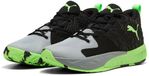 Puma Unisex Court Pro 3 Mid Basketbalschoenen 313830-02 Black/Green