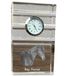 Art-Dog Vos bruin tricolore horloge avec cheval