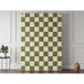 Bobochic - Tapis à poils ras Gaelle Motif damier 120x170 Vert