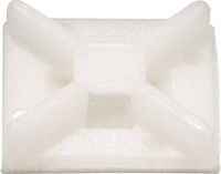 TRU COMPONENTS Bevestigingssokkel 1571804 4-voudige invoeging Transparant 50 stuk(s)
