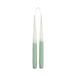 Set Arty Set van 2 kaarsen, 26 cm, Tie And Dye wit en Celadon