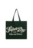Superdry Damestas emaille taart groen/wit wol 1SIZE