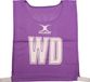 Gilbert Netball Monochrome Netball Bibs - Small - Purple