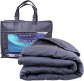 Polar Night verzwaringsdeken voor volwassenen - Zware deken met glasparels, microvezel, Oeko-TEX® 100 Standaard - Ademend, hypoallergeen, incl. afdeklussen 155 x 220 cm, 11kg
