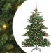 vidaXL Kunstmatige Hinged Kerstboom Groen 150 cm PVC en Staal