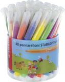 STABILO Trio Jumbo - Viltstiften - 48 stuks - Multi kleur