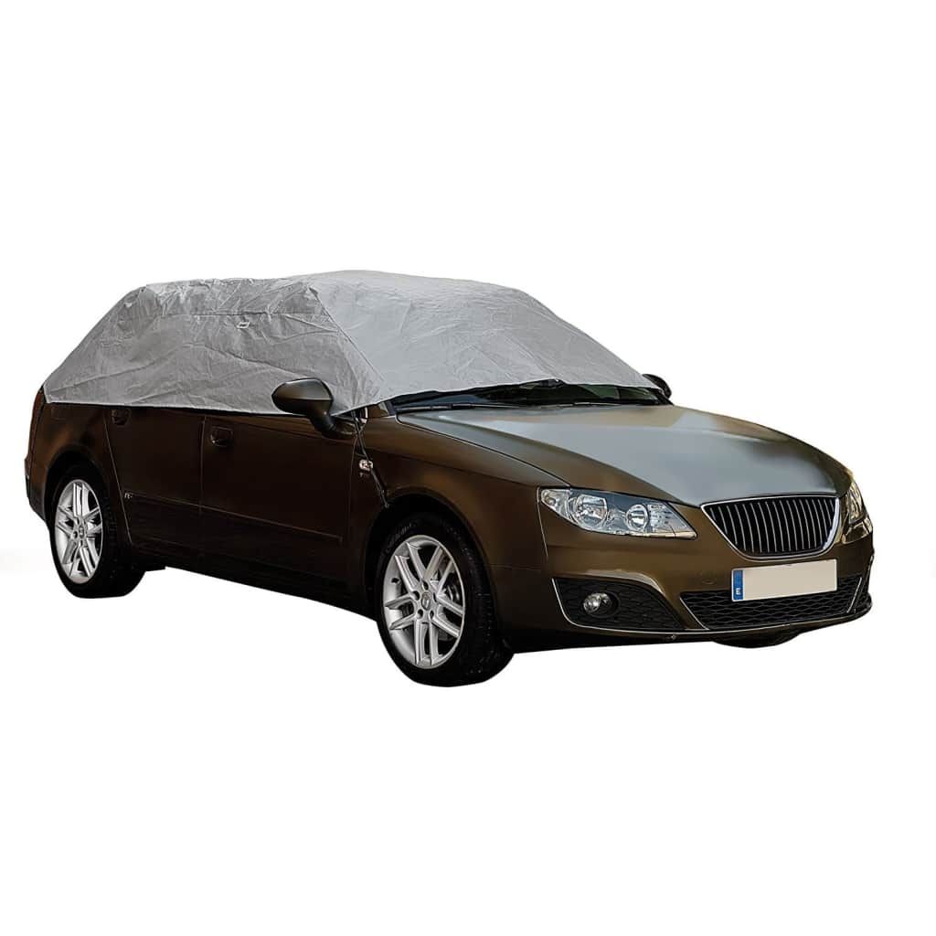 Car Plus Panda Car Plus autohoes voor dak maat S 233 x 147 x 51 cm zilver