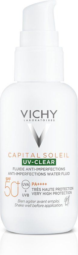 Vichy Capital Soleil UV-Clear SPF 50+ - 40ml - Gezicht - SPF50+