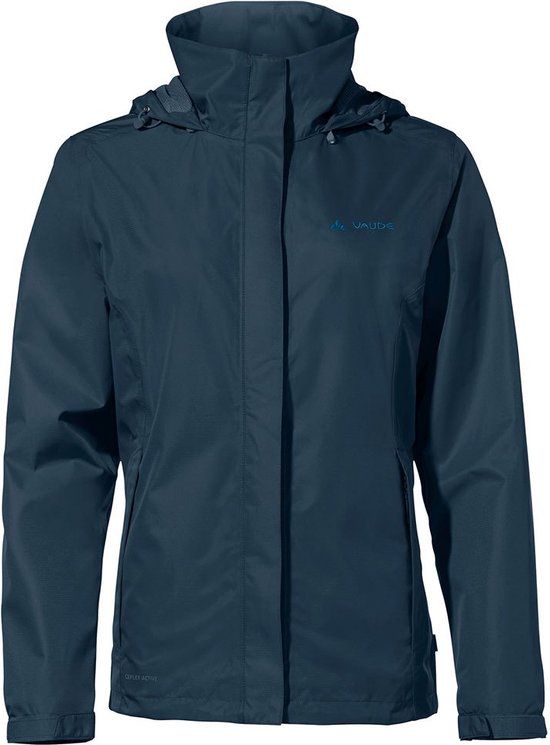 Vaude Wo Escape Light Jacket - Dames Waterdichte jas - Dark Sea - Maat 46