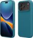 kwmobile telefoonhoesje compatibel met Apple iPhone 17 Pro hoesje - Zachte case voor smartphone - Back cover in mat petrol