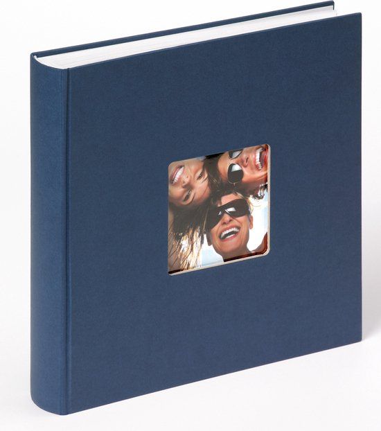 Walther Design Fun Fotoalbum - 30x30cm - Blauw - 100 Pagina's