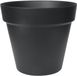 Easyday Pot de fleurs Smile Noir - Ø30x26 cm