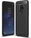 Techsuit Carbon Silicone Back Cover étui pour Samsung Galaxy S9 Plus - Noir